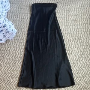 Zara midi satin dress